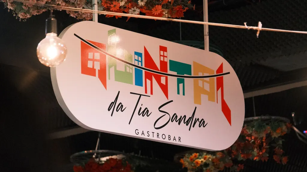 Placa do Quintal da Tia Sandra